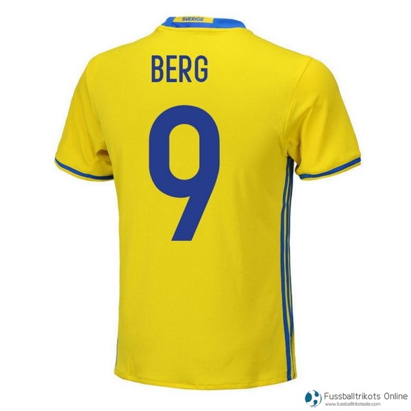 Sweden Trikot Heim Berg 2018 Gelb Fussballtrikots Günstig